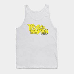 Yellow logo Track Seven Band Tank Top